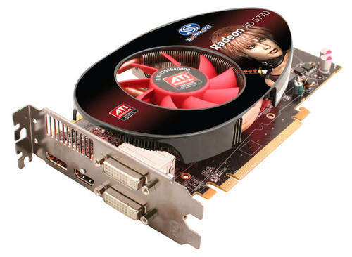 Sapphire ATI Radeon HD 5770 1GB 128-bit GDDR5 PCI-e for Mac Pro 1,1 - 5,1