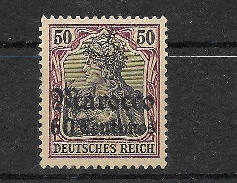 German foreign post offices MAROKKO