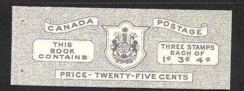 CANADA BOOKLETS   x 4   (EXPLODED MNH)(**)