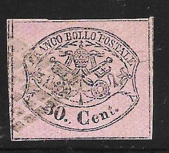 ITALY PAPAL STATES  1867 SUPER HIGH VALUE SHORT SET