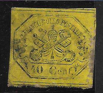 ITALY PAPAL STATES  1867 SUPER HIGH VALUE SHORT SET