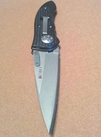 CRKT 7303 Elishewitz E Lock Knife Plain Edge
