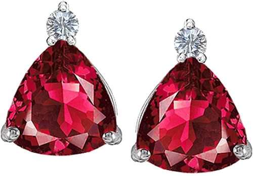 ***Video*** Vivid Purplish Red Rhodolite Garnet Trillion Cut Pair 2.06t