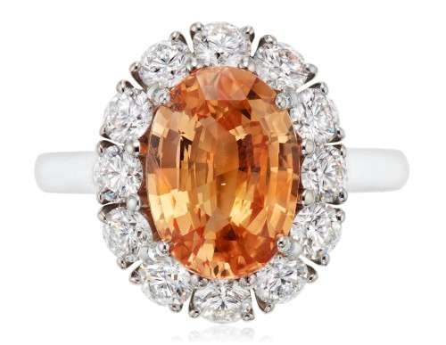 ***Video*** Exceptional VVS Yellowish Orange 0.95ct Sapphire OvalCut (Dont Miss this One)