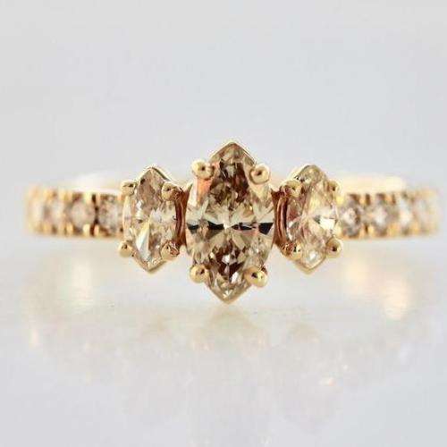 ***Video*** Exceptional Champagne  Diamond 0.43ct  (Dont Miss this One)