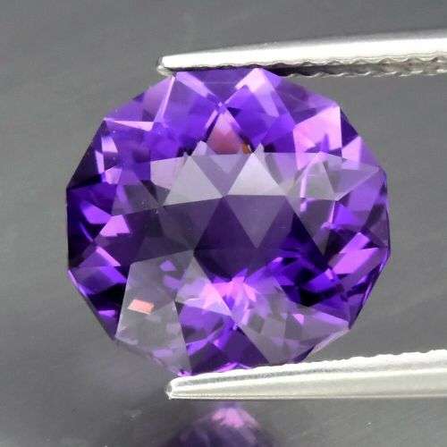 3.9ct Custom Rose-Cut Natural Unheated Purple Amethyst