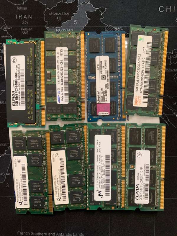 DDR 3 Ram modules x 8 units