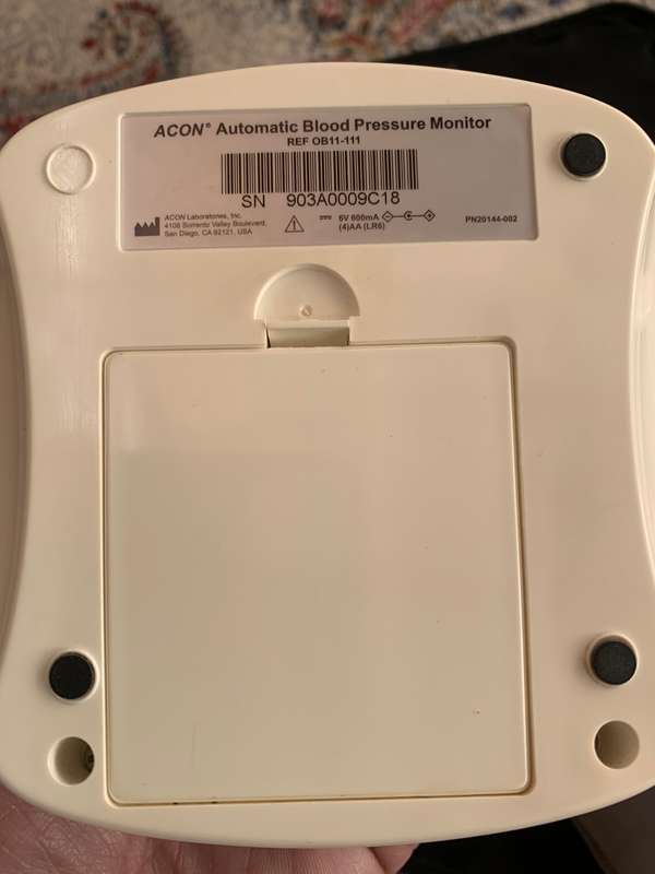 Acon High Quality Blood Pressure Monitor (Like New with pouch)
