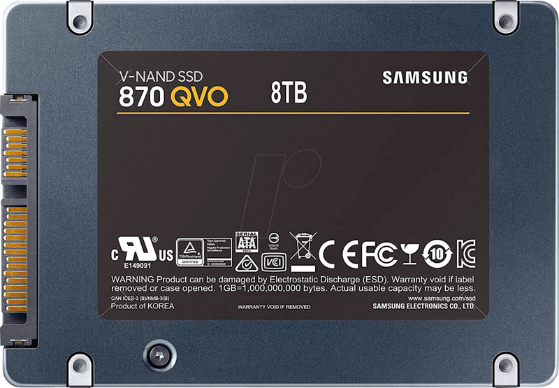 SAMSUNG 870 QVO 8 TB SATA 2.5 Inch SSD