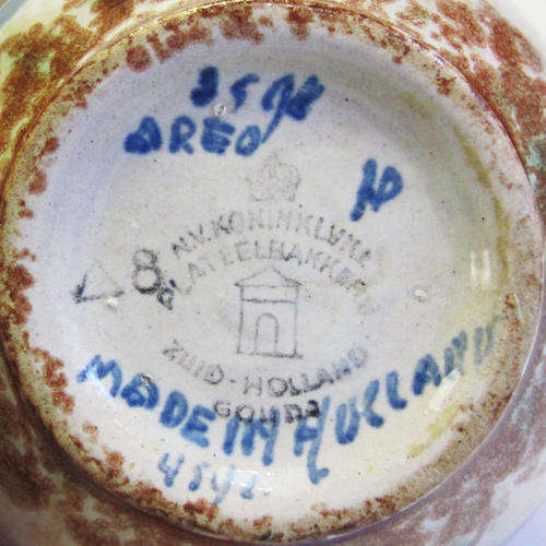 GOUDA Hand painted Dutch vase