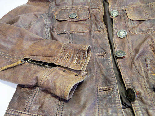 leather bunny jacket