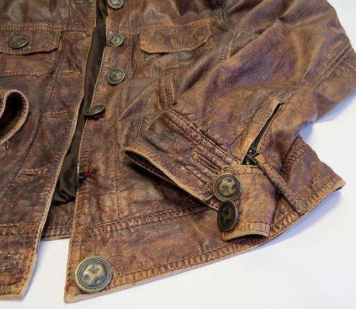 leather bunny jacket