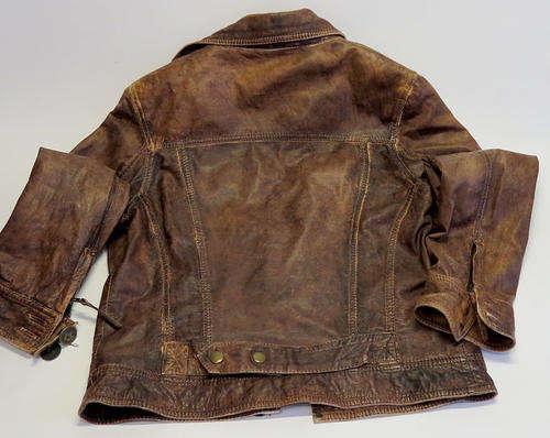 Leather bunny jacket