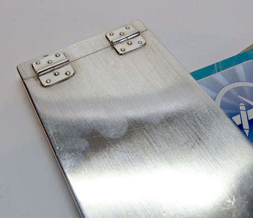 Egyptian silver card holder
