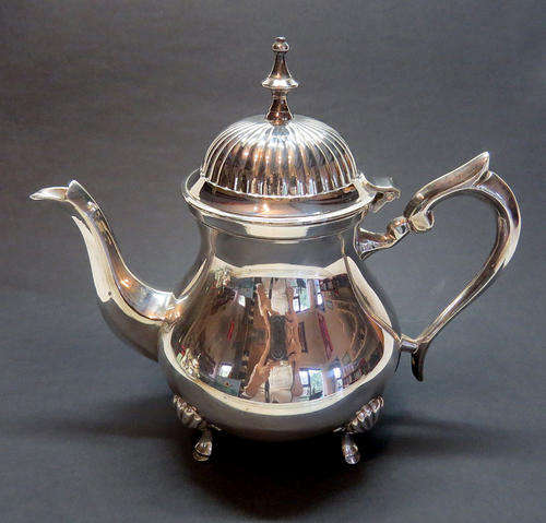 Silver plated tea pot