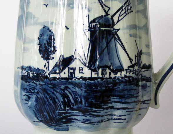 Delft beer mug