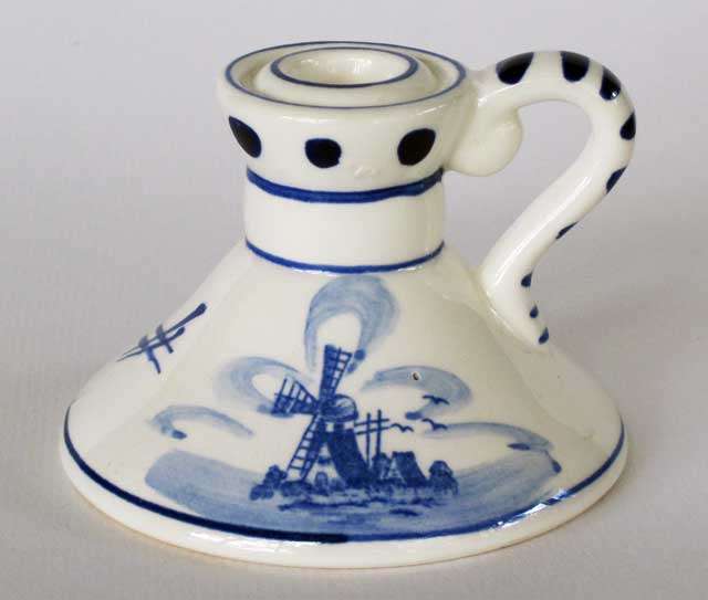 Small Delft Candle holder