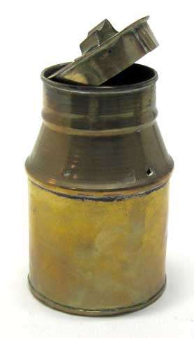 Brass milk urn