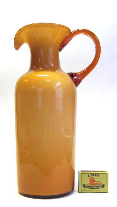 Glass Amber Jug (Large)