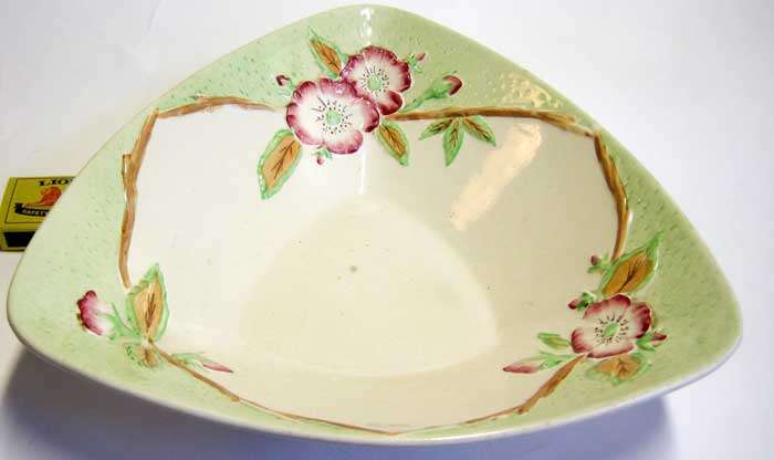 Brentleigh Ware Staffordshire 3 corner fruit bowl
