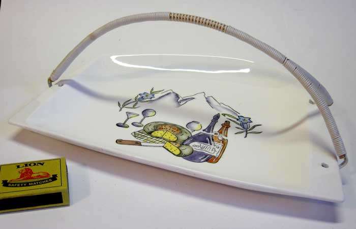 Retro 50's type asymmetrical snack tray