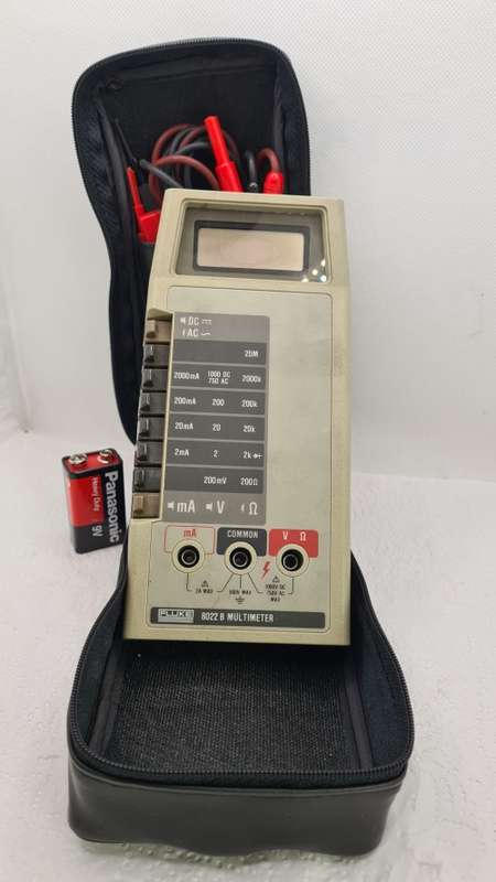 Vintage FLUKE Electrical Multimeter  8022B
