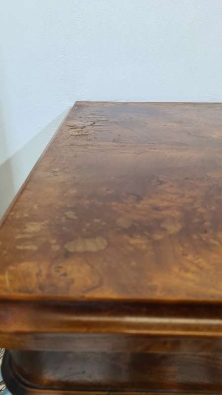 Victorian Walnut Foldover Table