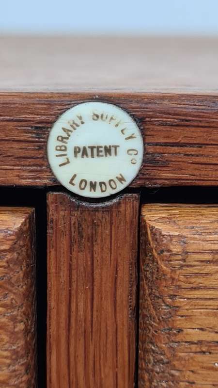 Antique 6 Drawer Library Card Unit