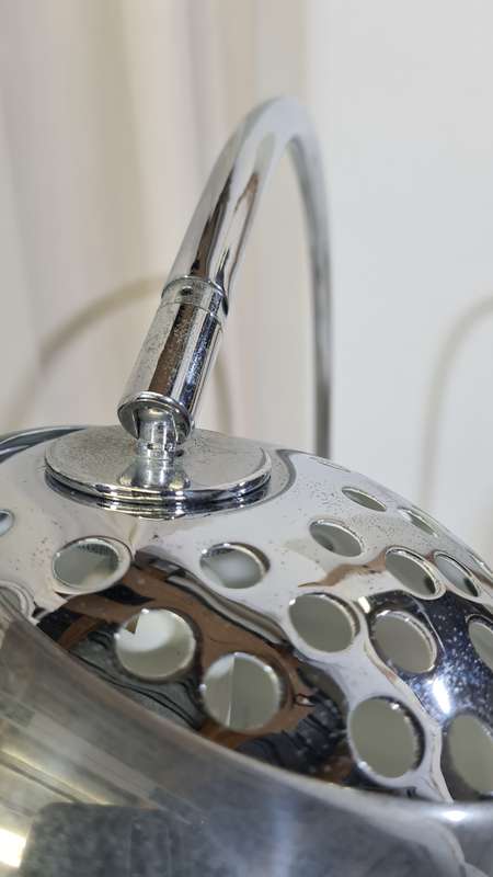Chrome Curved Floor Lamp