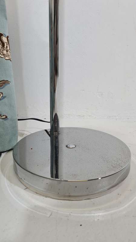 Chrome Curved Floor Lamp