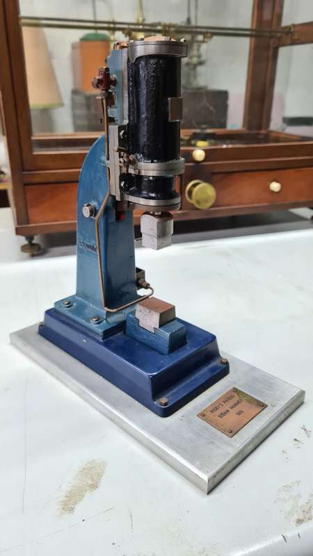 Model Steam Hammer Working