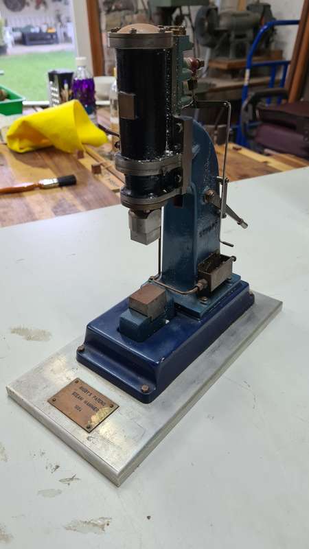 Model Steam Hammer Working