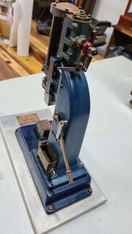 Model Steam Hammer Working