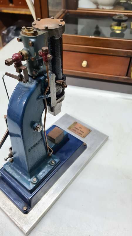 Model Steam Hammer Working