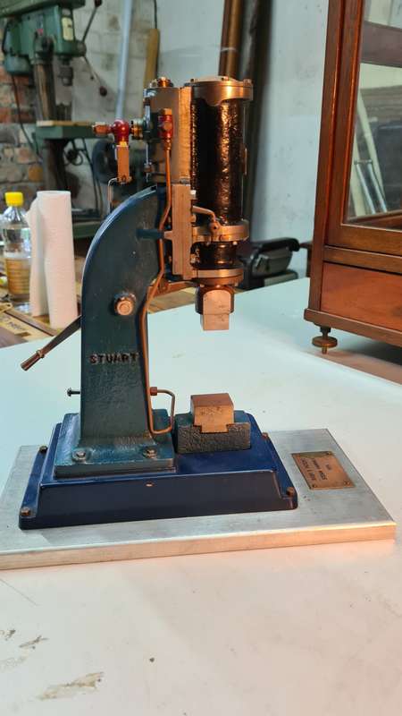 Model Steam Hammer Working