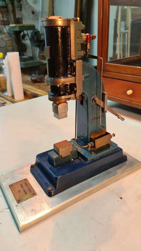 Model Steam Hammer Working