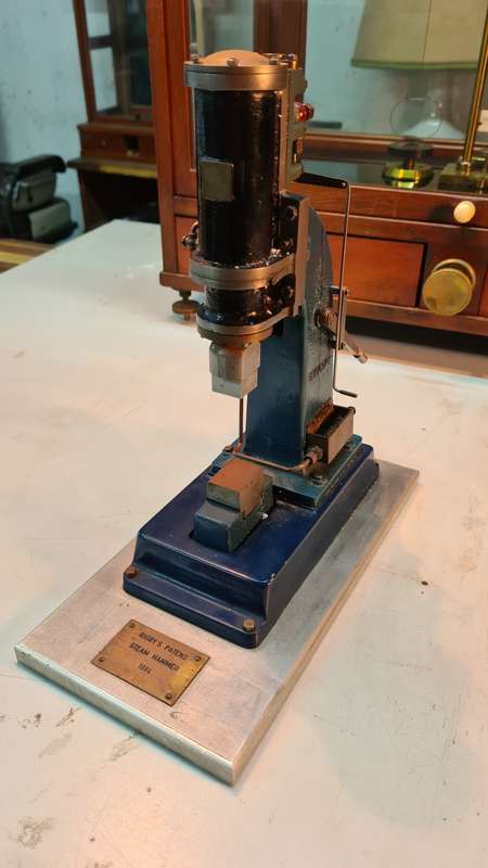 Model Steam Hammer Working