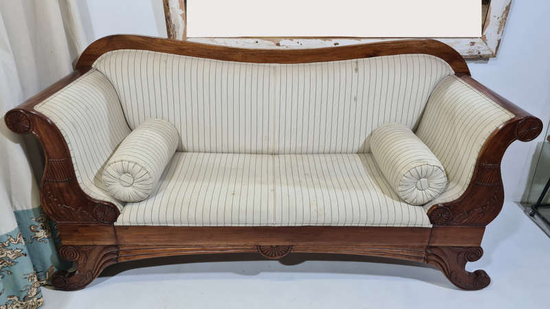 Victorian Scroll Sofa