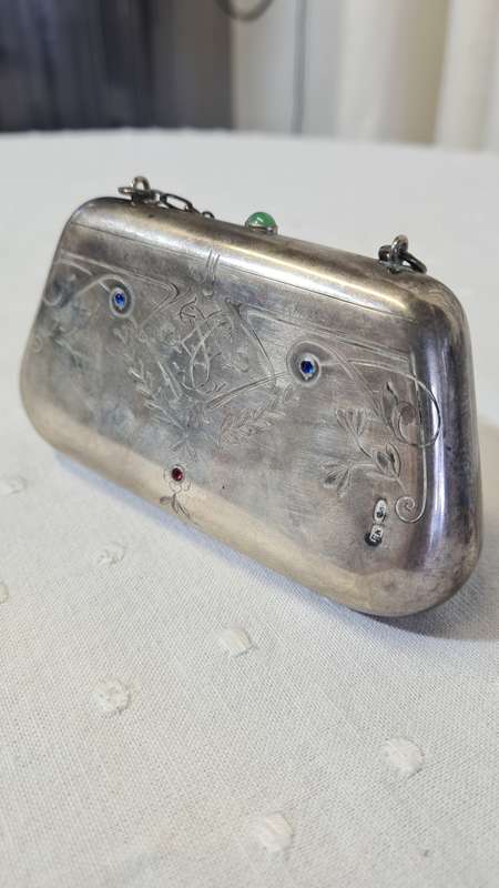Antique Russian Silver Purse