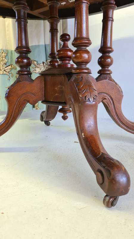 Victorian Oval Hall Table