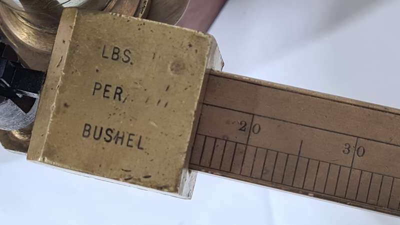 Antique Chondrometer Grain Scale