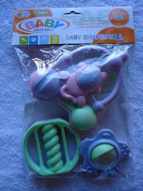 Baby Rattle 4pc Gift Set!