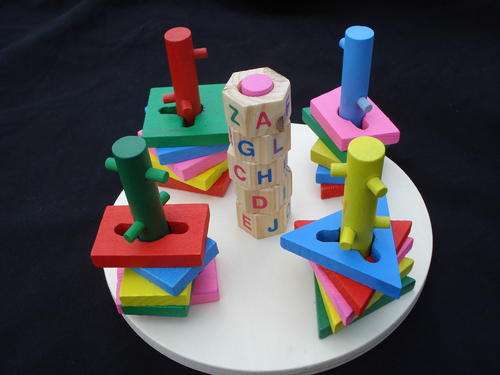 ** NEW** COLOURED BUILDING BLOCKS ON COLUMNS!!!