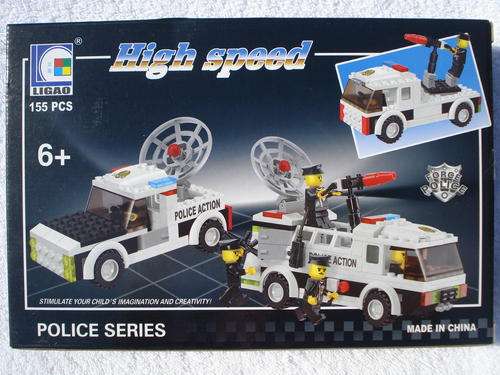 Lego Style Building Blocks - High Speed Police Set!!! (155pcs!!)