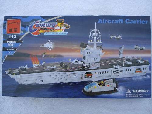 Lego Style - MASSIVE AIRCRAFT CARRIER!!l!!! (OVER 990PCS!!!!!)***WOW***