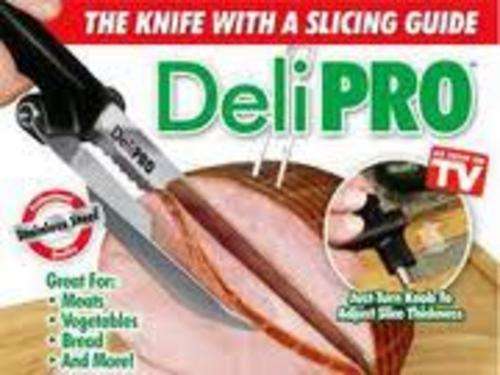 Deli Pro!! The Knife with a Slicing Guide!!! **AS SEEN ON TV!!**