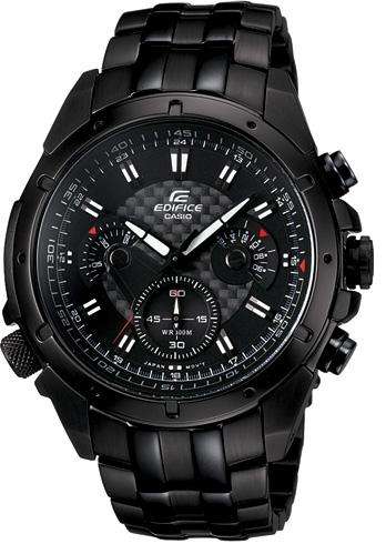 Casio Edifice EF-535BK-1AV Chronograph Watch **Red Bull Racing Collection**