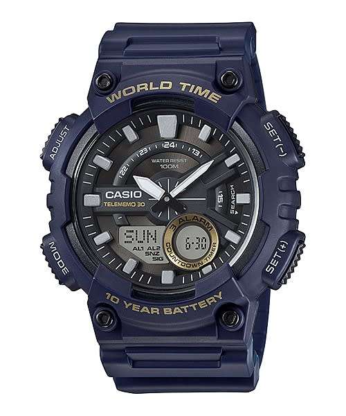 Casio Telemomo 30 Blue (Model: AEQ110W-2AV)