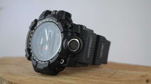 SMAEL 1545 Black Multifunction Watch