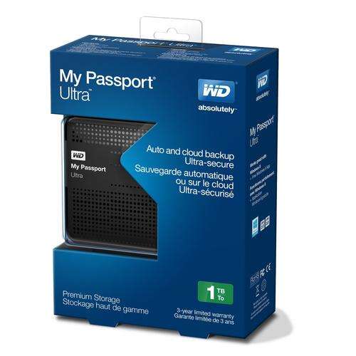 Brand New Sealed Western Digital 1TB My Passport Ultra USB 3. External Portable Hard Drive